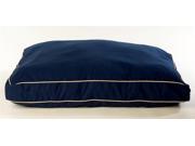 Jamison Classic Twill Rectangle Dog Bed 42 in. L x 30 in. W Blue