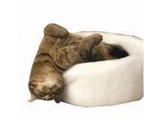 Mysterious Kitty Kup Bed in White White