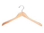 Genesis Coat Hanger in Natural Lacquer Finish Set of 50