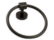 Solid Brass Bathroom Towel Ring BBS Series Satin Nickel