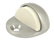 Low Profile Solid Brass Dome Stop Set of 10 Brushed Chrome