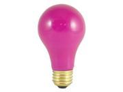 Standard Ceramic Light Bulbs w Pink Shade 24 Bulbs 40w