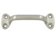 6 in. Solid Brass Pull Set of 10 Chrome