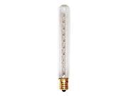 Tubular Exit Clear Light Bulbs 25 Bulbs