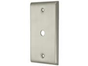 Cable Cover Plate Satin Nickel