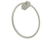 Zinc Aluminum Towel Ring ZA Series Set of 10 Satin Nickel