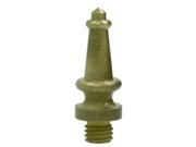 Solid Brass Steeple Tip Finial in Distressed Finish Set of 10 Dark White