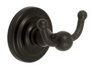 Solid Brass Double Robe Hook R Series Polished Brass