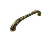 Equestrian Braid 5 Pull Antique Brass