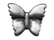 Kids Butterfly Knob Pewter