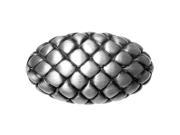 Quilted Egg Large Pewter