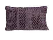 Mailie Purple Crochet Pillow