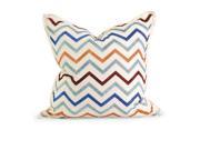 IK Zola Embroidered Pillow with Down Fill