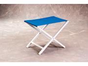 Monterey Large Footstool in Pacific Blue