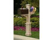 Westbrook Plus Mailbox Post in Clay Finish