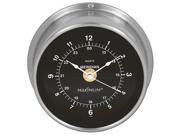 Nickel Quartz Clock Meridian