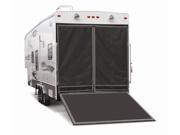 RV Tailgate Screen Magnetic in Black and Grey