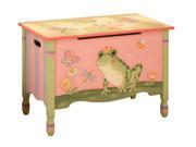 Toy Chest w Frog and Flower Design