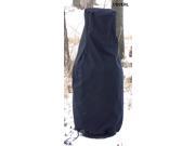 Waterproof Chimenea Outdoor Fireplace Cover with Drawstring Bottom Black