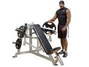 Leverage Incline Bench Press w Plate Holders
