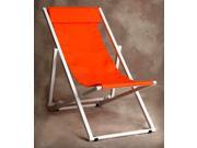 Orange Key West Multi Position Lounge Chair
