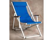Adjustable Key West Pacific Blue Lounge w Arms
