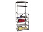 87 in. High 8 Tier Extra Heavy Duty Open Utility Shelf in Gray 48 in. W x 12 in. D x 87 in. H