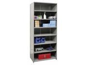 87 in. High 8 Tier Hi Tech Extra Heavy Duty Closed Shelving 36 in. W x 18 in. D x 87 in. H