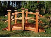 6 ft. Span Bridge w Curved Double Rail Curved Sealed Double Rail