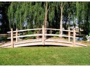 14 ft. Hand Crafted Double Rail Bridge 14 ft. Double Rail