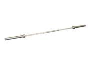 7 ft Olympic Power Bar w 1500 lbs Capacity in Silver
