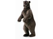 Life Size Standing Grizzly Bear Plush Stuffed Animal