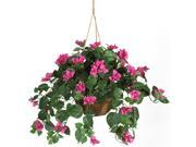 Bougainvillea Hanging Basket Silk Plant