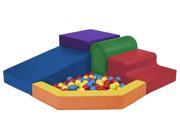 SoftZone Primary Climber with Ball Pool Play Set