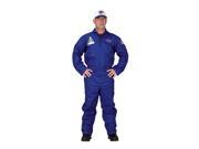 Adult Flight Suit with Embroidered Cap in Blue Large