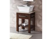 20.5 in. Solid Wood Vanity in Hickory Finish
