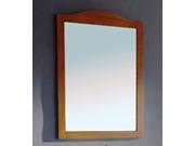 Mirror w Wooden Frame in Medium Maple Finish