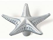 Ocean Line Rivet Starfish Knob 47 mm. CC in Matte Chrome Set of 10