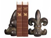 Bookends in Brown Finish