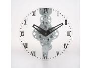 Moving Gear Wall Clock with Glass Cover