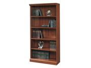 Camden County 5 Shelf Bookshelf in Planked Cherry Finish