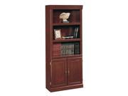 Heritage Hill Bookcase w Doors in Classic Cherry Finish