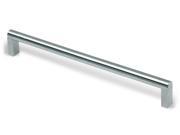 Stainless Steel Pull in Fine Brushed Stainless Steel Set of 10 256 mm.