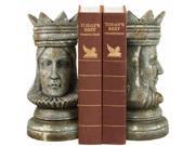 Delicately Crafted King Queen Bookends