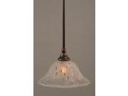 Toltec Lighting Stem Mini Pendant 10 Frosted Crystal Glass 23 BC 731