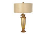 Bienville Mustard Table Lamp in Gold Finish
