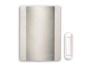 Wireless Battery Operated Door Chime Kit in Satin Nickel Finish