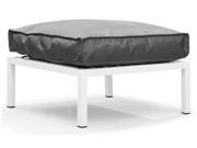 Copacabana Ottoman in Light Gray