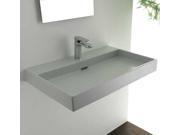 Urban 70 Wall mount or Countertop Installation Bathroom Sink With Faucet Hole