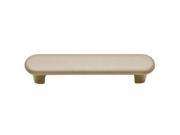 Drawer Pull 3 Center to Center Covered Burnished Brass Tan Finish Set of 10